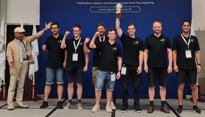 1st in AdultSize Soccer Competition / 1st in AdultSize Technical Challenge / 1st in AdultSize Drop-In Challenge / Best Humanoid Award preview