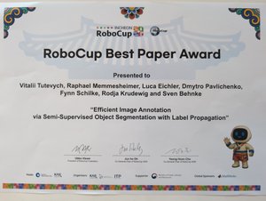 Best Paper Award (Efficient Image Annotation via Semi-Supervised Object Segmentation with Label Propagation) preview