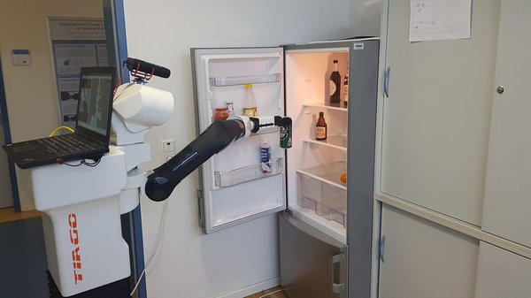 Getting a beer from the fridge
