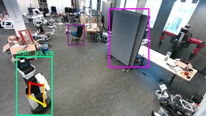 External Camera-Based Mobile Robot Pose Estimation for Collaborative Perception with Smart Edge Sensors preview