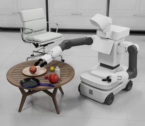 Integration of the TIAGo Robot into Isaac Sim with Mecanum Drive Modeling and Learned S-Curve Velocity Profiles preview